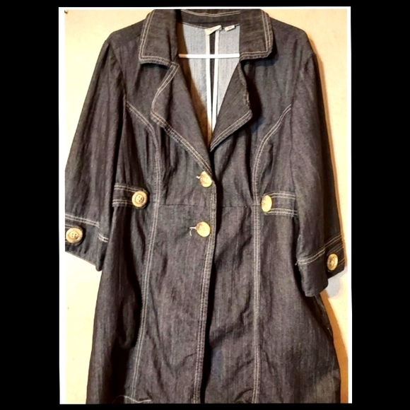 Cato Jackets & Blazers - Darkwash Denim  Petticoat. Size 18/20